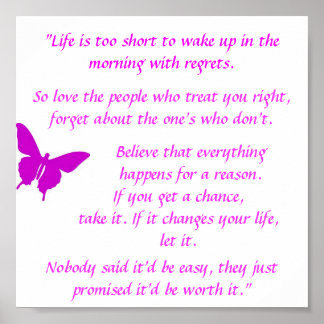 「人生は短すぎる」ポスやる気を起こさせるター ポスター