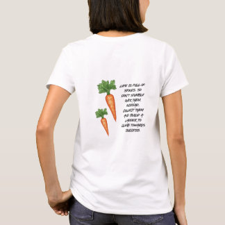人生は石だらけ Tシャツ