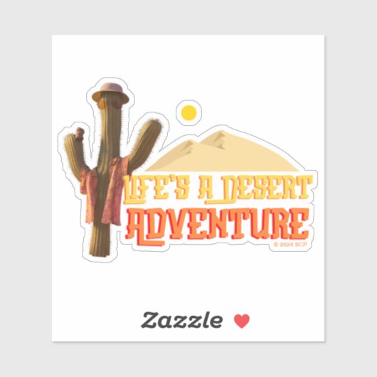 人生は砂漠の冒険 シール (シート)