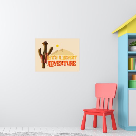 人生は砂漠の冒険 ポスター (子ども部屋1)