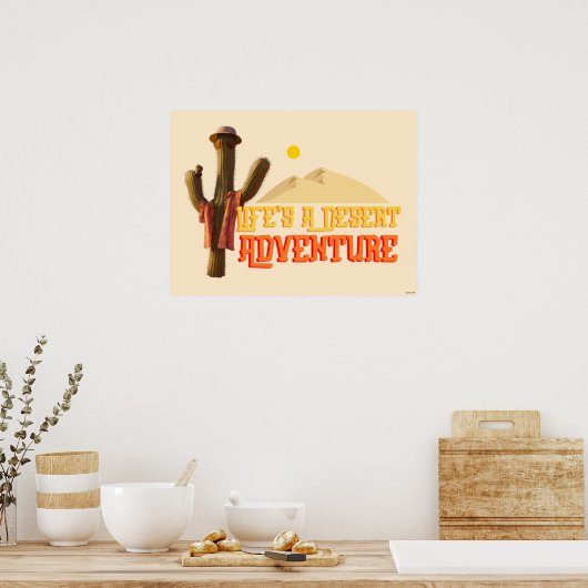 人生は砂漠の冒険 ポスター (キッチン)