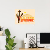 人生は砂漠の冒険 ポスター (ホームオフィス)