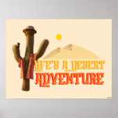 人生は砂漠の冒険 ポスター (正面)