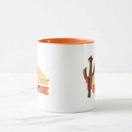 人生は砂漠の冒険 マグカップ (中央)