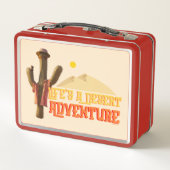 人生は砂漠の冒険 メタルランチボックス (裏面)