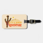 人生は砂漠の冒険 ラゲッジタグ (正面横)