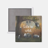 人生は磁石と向かい合って生きる マグネット (正面/裏面)