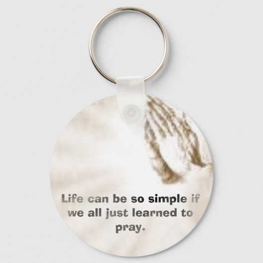 人生は私たちシンプルはもし単にPRする学ことができる。 キーホルダー (正面)