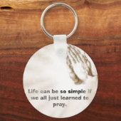 人生は私たちシンプルはもし単にPRする学ことができる。 キーホルダー (正面)