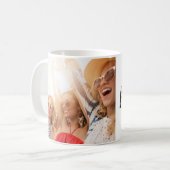 人生は私の女の子とおもしろいより多くのフォトコーヒーマグ コーヒーマグカップ (正面左)