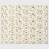 人生は笑顔クール顔 ラッピングペーパー (フラット)