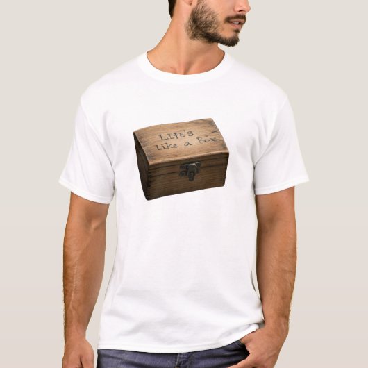 人生は箱のようなもの Tシャツ (正面)