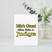 人生は素晴らしい…法官 ポストカード (スタンド正面)