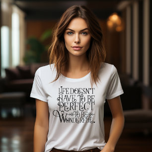 人生は素晴らしい Tシャツ