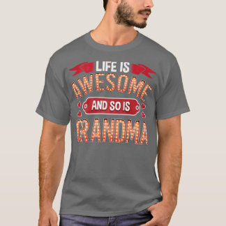 人生は素晴らしおばあちゃんも Tシャツ