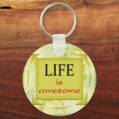 人生は素晴らし キーホルダー (正面)