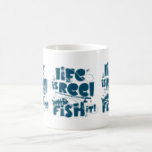 人生は終わりだ コーヒーマグカップ (中央)