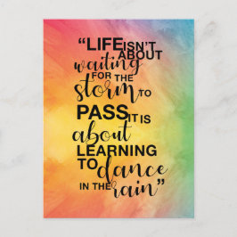 「人生は終わりだ」引用文はがき シーズンポストカード