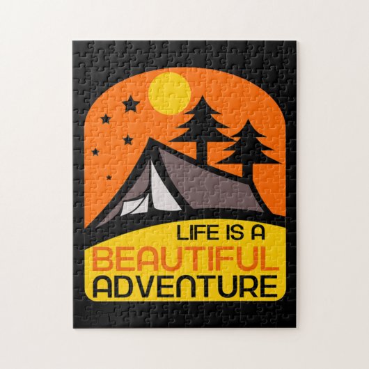 人生は美しいアドベンチャーキャンプ ジグソーパズル (縦)