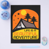 人生は美しいアドベンチャーキャンプ チラシ (シングル)
