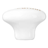 人生は美しいパーソナライズされた セラミックノブ (側面)