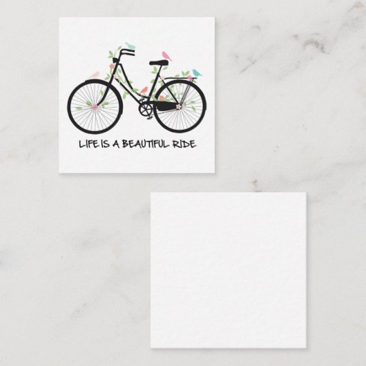 人生は美しい乗り物である ノートカード (正面/裏面)