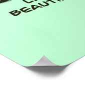 人生は美しい乗り物である – 犬のベサ – 緑 ポスター (角)