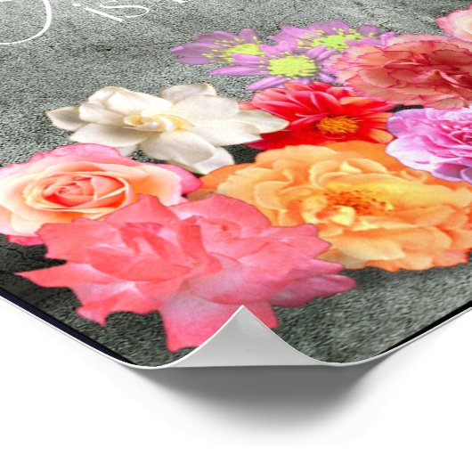 人生は美しい感動的引用文 ポスター (角)