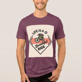 人生は美しい旅 トライブレンドTシャツ