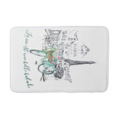 人生は美しい旅 バスマット (正面)