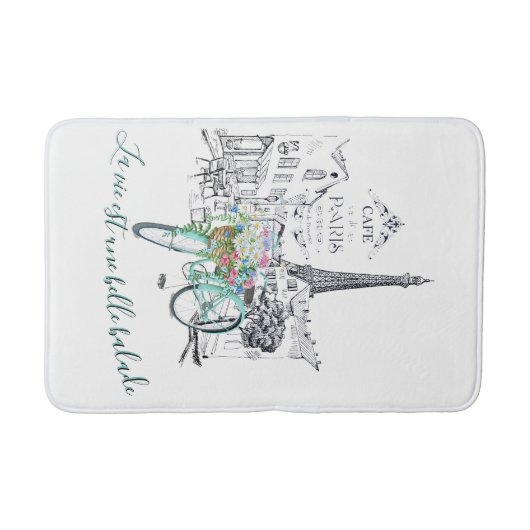 人生は美しい旅 バスマット (正面)