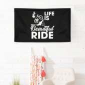 人生は美しい自転車だ 横断幕 (インサイチュ)