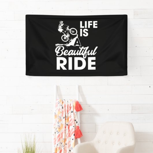 人生は美しい自転車だ 横断幕 (インサイチュ)