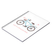 人生は美しい自転車の旅 ノートブック ジャーナル (左側)