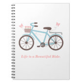 人生は美しい自転車ノート ノートブック (正面)