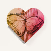 人生は美しい蝶のノート ノートブック (正面)
