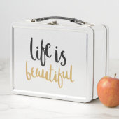 人生は美しい金属弁当箱 メタルランチボックス (インサイチュ)