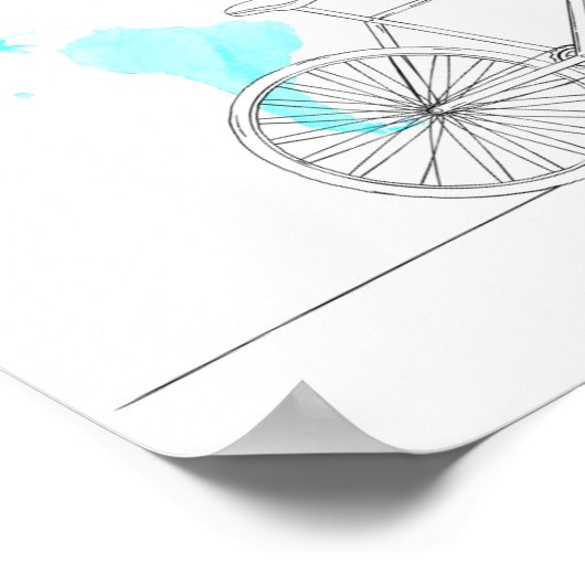 人生は美しい青 ポスター (角)