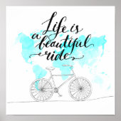 人生は美しい青 ポスター (正面)