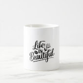 人生は美しい コーヒーマグカップ (中央)