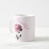 人生は美しい コーヒーマグカップ (正面左)