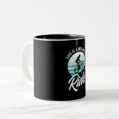 人生は美しい ツートーンマグカップ (正面左)