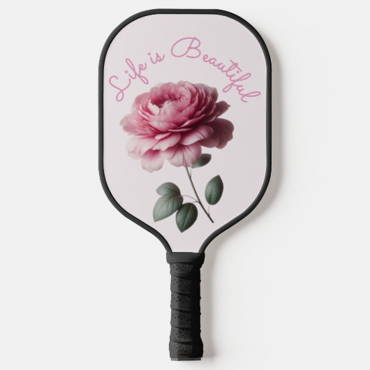 人生は美しい ピックルボールラケット (正面)
