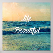 人生は美しい ポスター (正面)