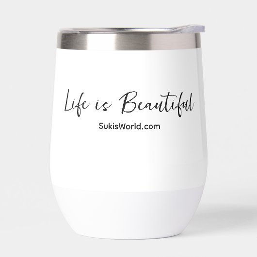 人生は美しい | 会社名ブログブランド (左面)