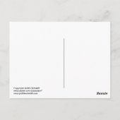 人生は美しい | Golden Yellow Dahlias ポストカード (裏面)