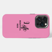 人生は美しい iPhoneケース (裏面横)