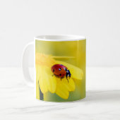 人生は美しい – Ladybug コーヒーマグカップ (正面左)