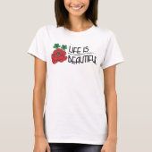 人生は美しい Tシャツ (正面)