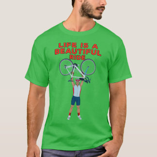 人生は美しい Tシャツ